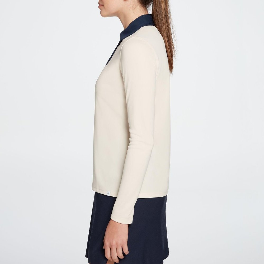 New Lady Hagen Women's Pique Long Sleeve Golf Polo - Picture 4 of 4